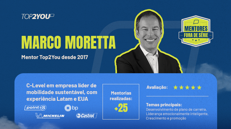 Marco Moretta: quem sabe onde quer chegar não teme mudar de rota